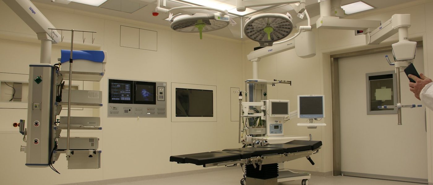 A hospital admissions and international patient desk